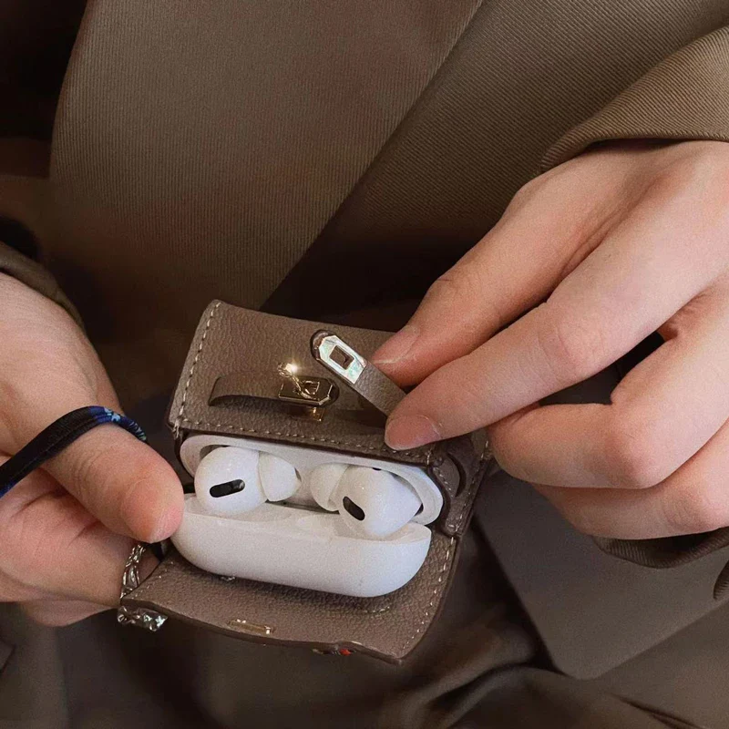 Birkin Inspired Mini Hand Bag - Business Bag Charm - Image 5
