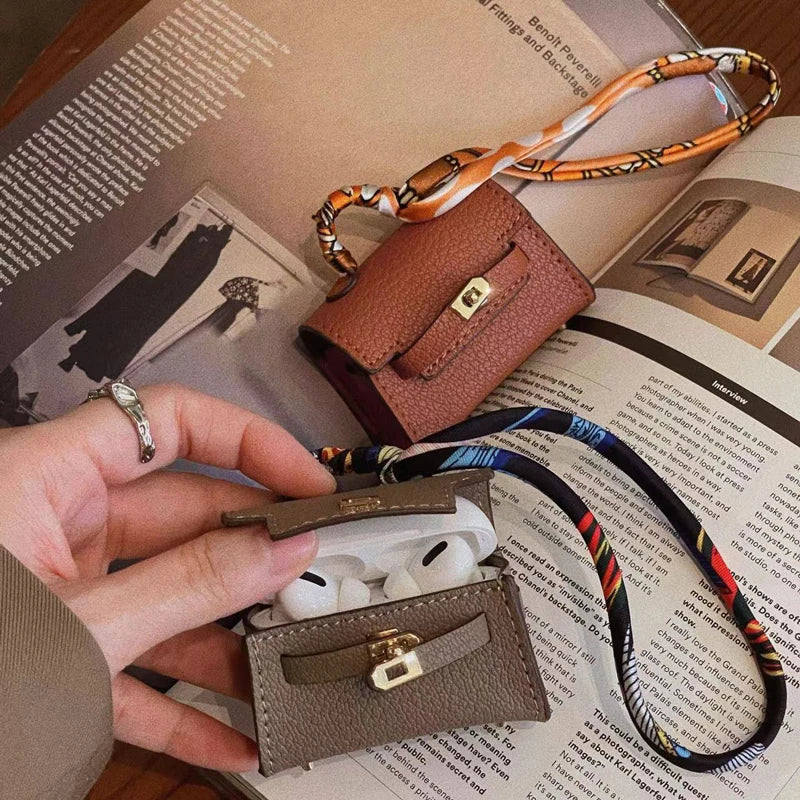Birkin Inspired Mini Hand Bag - Business Bag Charm - Image 6