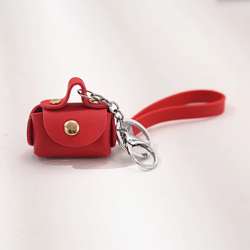 1+1 Free Birkin Inspired Mini Hand Bag - Cute Leather Bag Charm Keychain & Earphone Case - Image 10