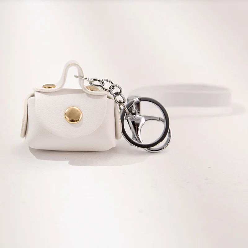 1+1 Free Birkin Inspired Mini Hand Bag - Cute Leather Bag Charm Keychain & Earphone Case - Image 11