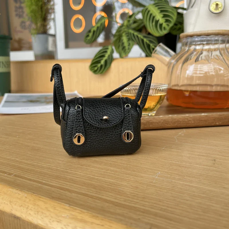1+1 Free Birkin Inspired Mini Hand Bag - Leather Fashion Bag Charm - Image 11