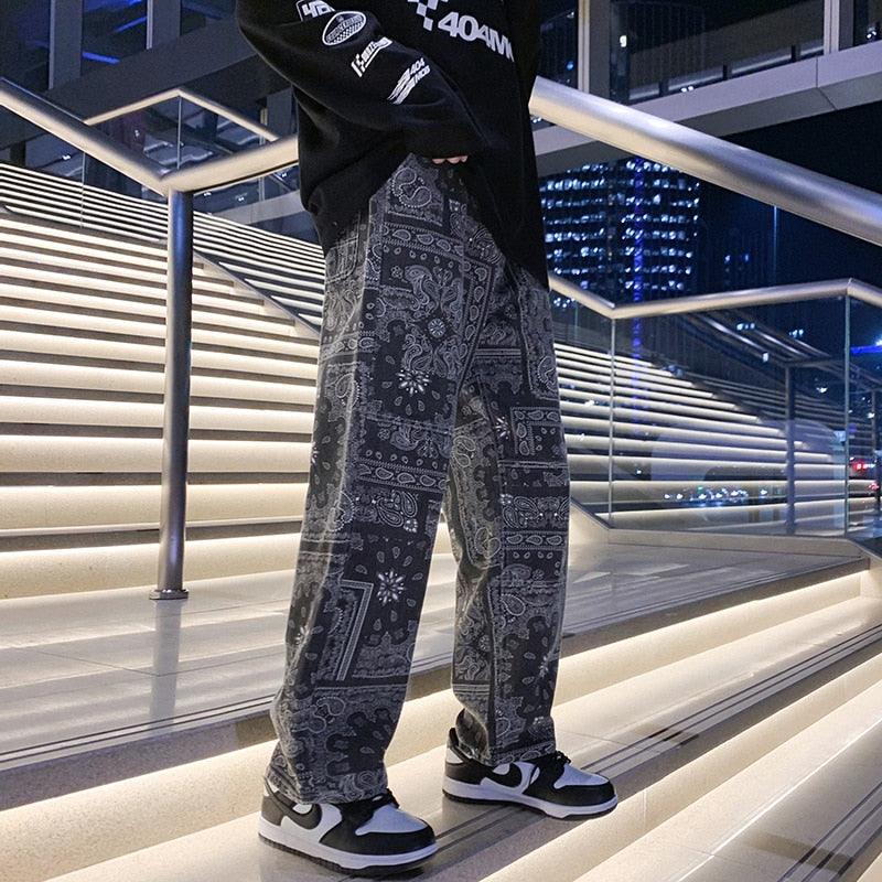 Bandana Jeans with Unique Prints for Stylish Urban Wear, Comfortable Fit, High-Quality Denim - Image 6