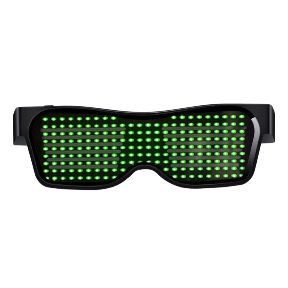 Bluetooth LED Text Glasses for DJs - USB Charging Party Gift - Image 6