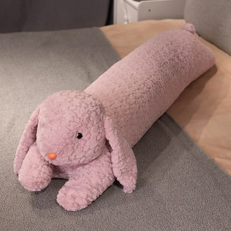 Body Pillow Large Rabbit Plush Decorative Long Stuffed Animal Pillow Fall 2025 Cozy Bed Buddy And Travel Cushion - Image 10