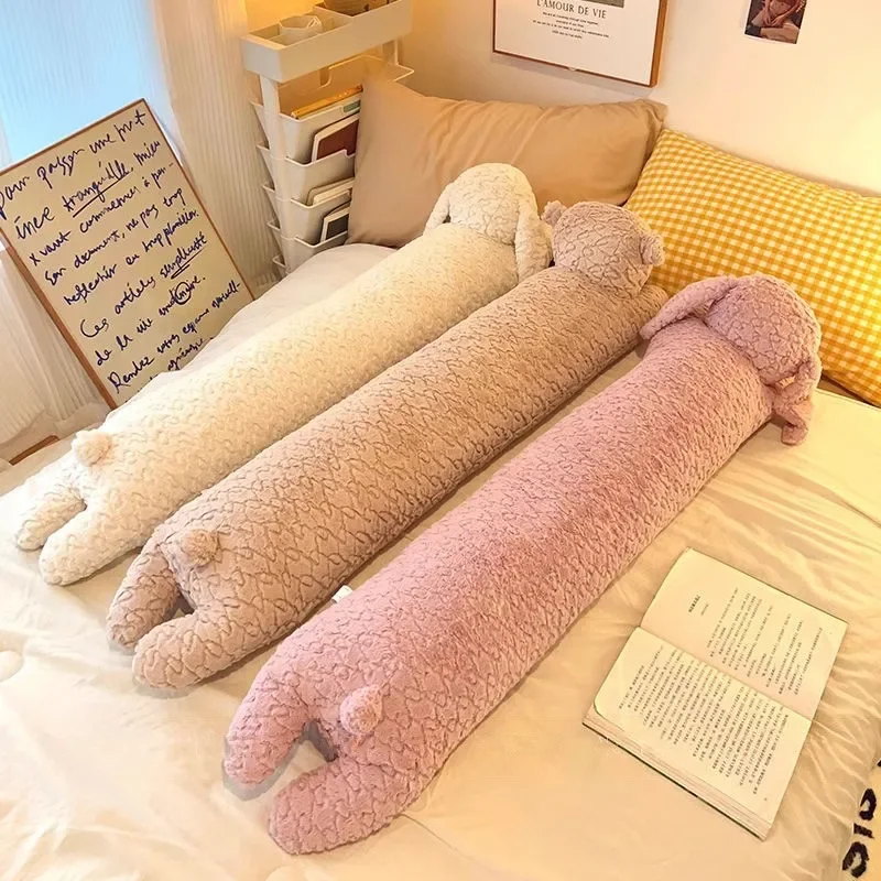 Body Pillow Large Rabbit Plush Decorative Long Stuffed Animal Pillow Fall 2025 Cozy Bed Buddy And Travel Cushion - Image 2
