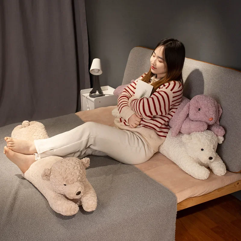 Body Pillow Large Rabbit Plush Decorative Long Stuffed Animal Pillow Fall 2025 Cozy Bed Buddy And Travel Cushion - Image 6