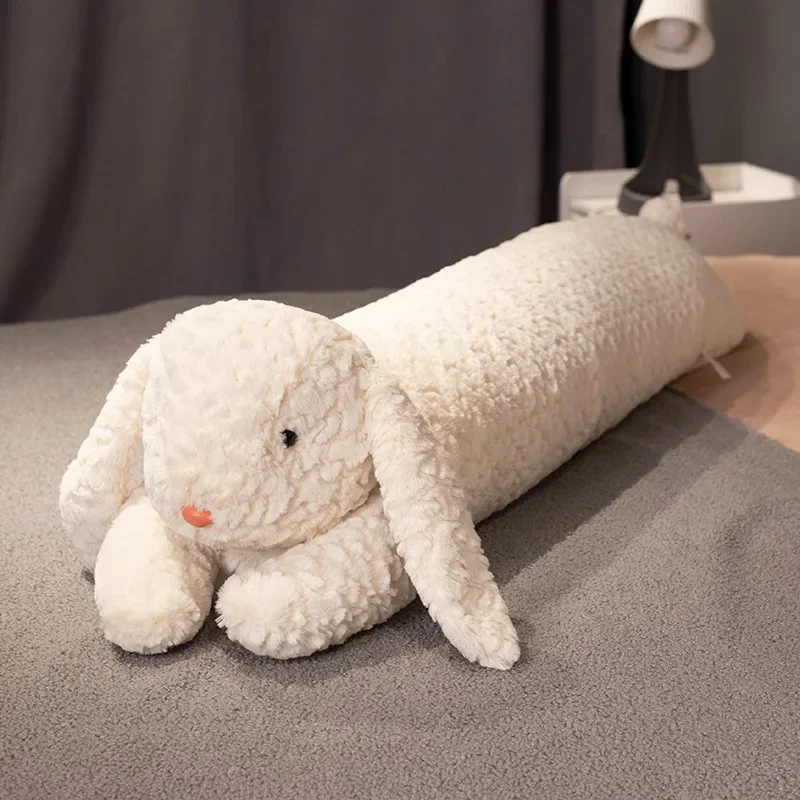 Body Pillow Large Rabbit Plush Decorative Long Stuffed Animal Pillow Fall 2025 Cozy Bed Buddy And Travel Cushion - Image 7