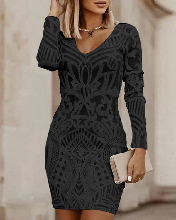 Bodycon Wedding Guest Dress with Flattering Silhouette, High Neckline, and Rucked Sides for Women