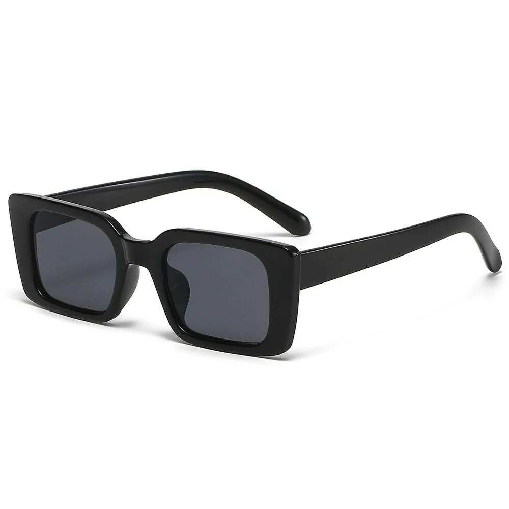 Bold women's retro sunglasses – rectangular design, leopard pattern, for summer 2025 - Image 4