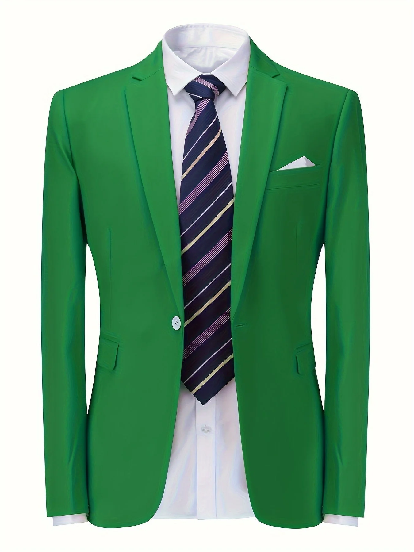 Breathable men's blazer jacket – tailored fit, premium fabric, for office wear - Image 9