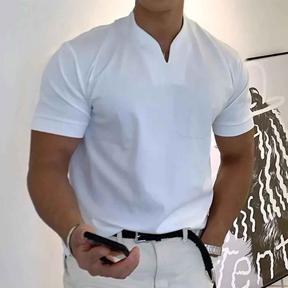 Breathable men's casual shirt – modern design, high-quality cotton, for everyday wear