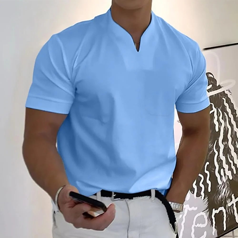 Breathable men's casual shirt – modern design, high-quality cotton, for everyday wear - Image 10