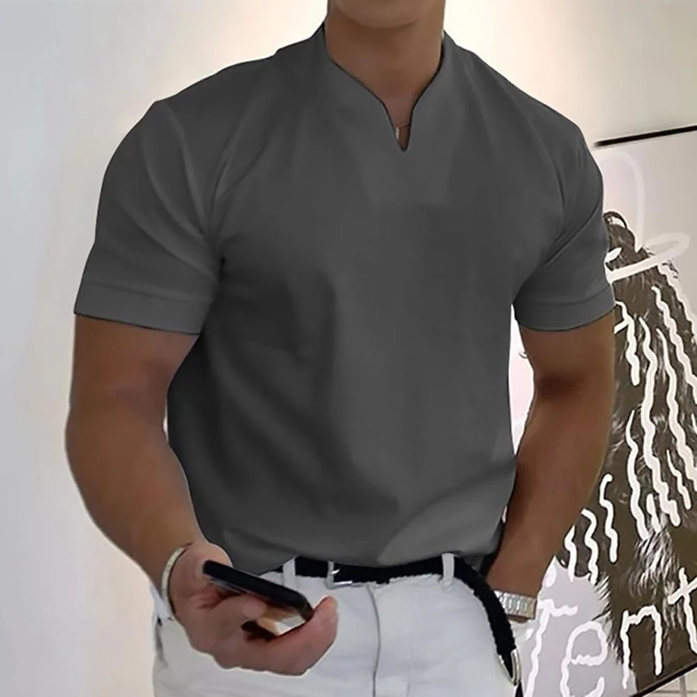 Breathable men's casual shirt – modern design, high-quality cotton, for everyday wear - Image 12