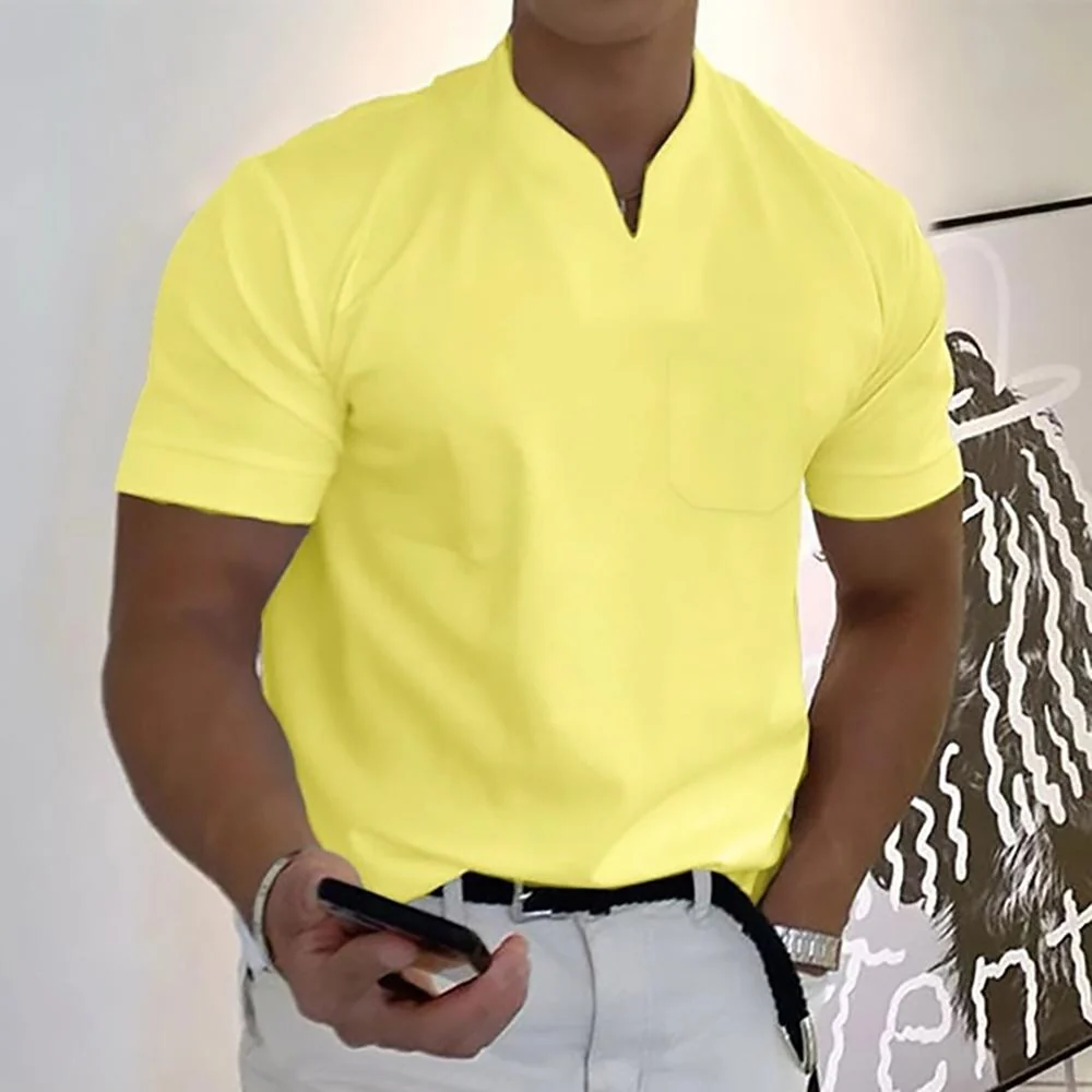 Breathable men's casual shirt – modern design, high-quality cotton, for everyday wear - Image 4