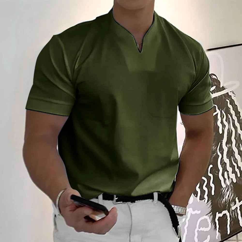 Breathable men's casual shirt – modern design, high-quality cotton, for everyday wear - Image 5
