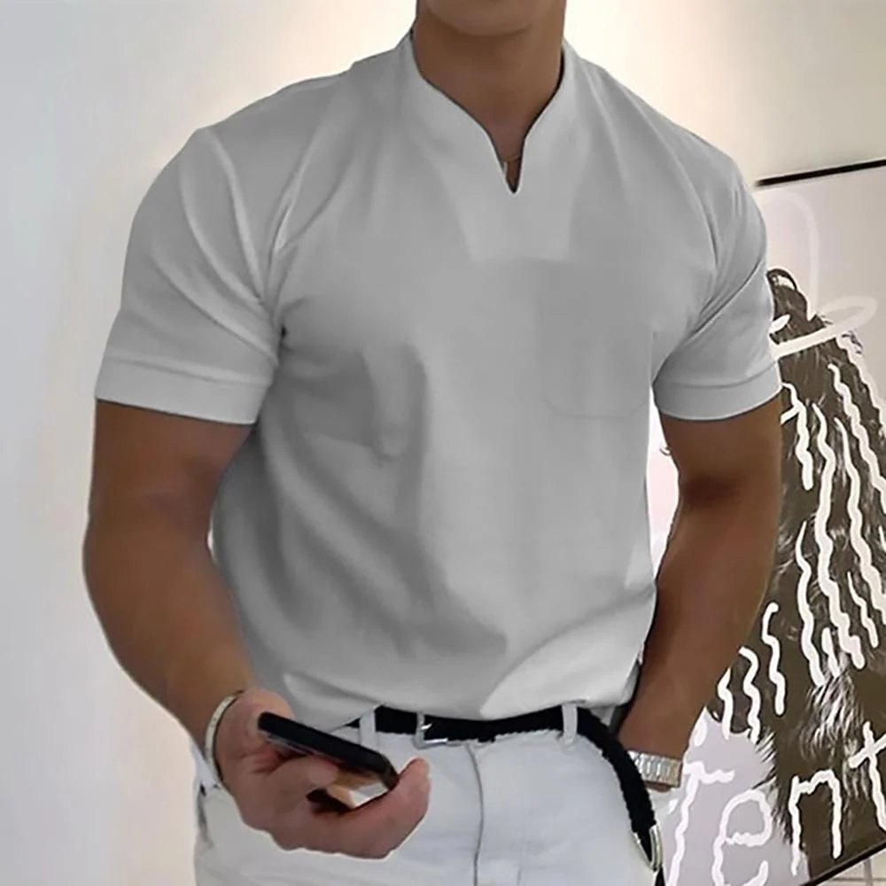Breathable men's casual shirt – modern design, high-quality cotton, for everyday wear - Image 8