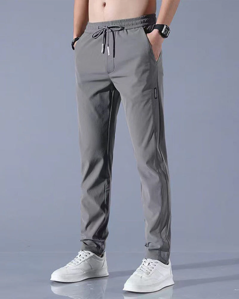 Breathable men's comfort pants – elastic, quick-dry fabric, for active adventures