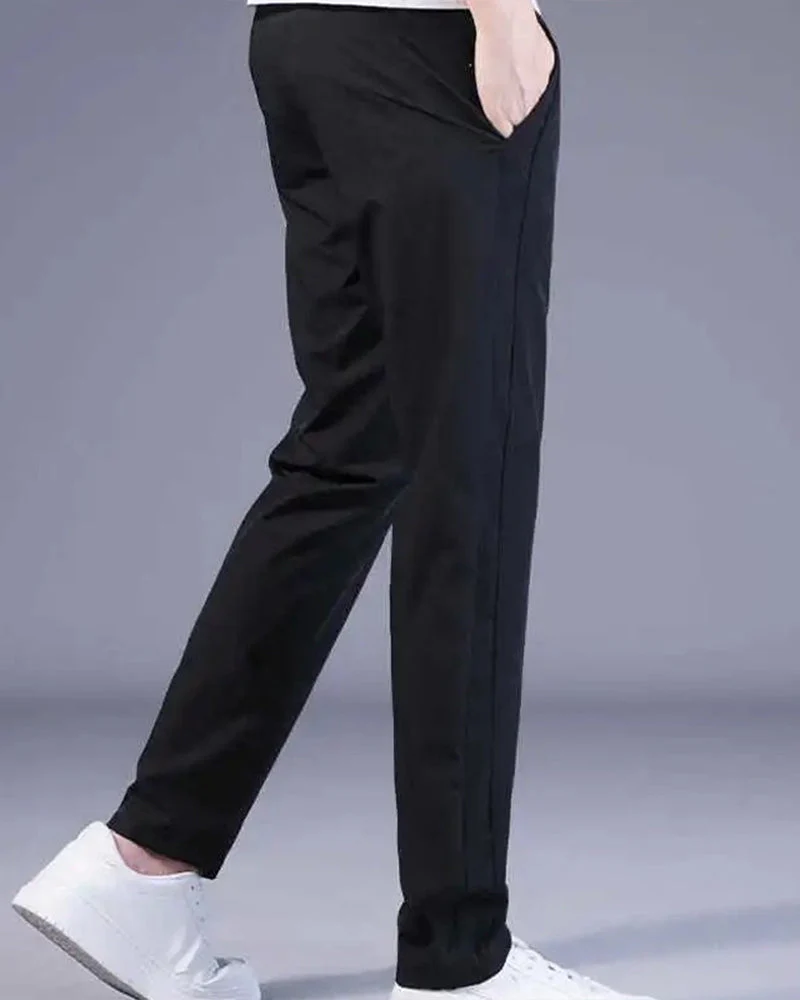 Breathable men's comfort pants – elastic, quick-dry fabric, for active adventures - Image 2
