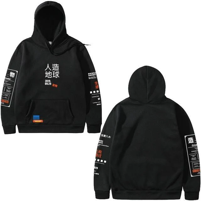 Breathable Mens Cropped Hoodie - Boxy Wool Blend, Casual - Image 3