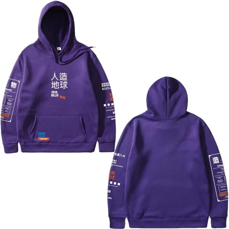 Breathable Mens Cropped Hoodie - Boxy Wool Blend, Casual - Image 7