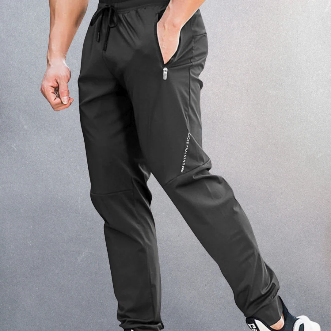 Breathable men's joggers – slim fit, stretchy fabric, for training and everyday wear - Image 2