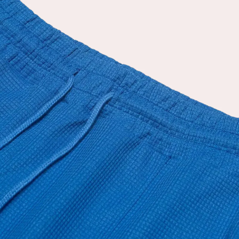 Breathable men's joggers with drawstring – flexible fit, lightweight material, for casual wear - Image 8