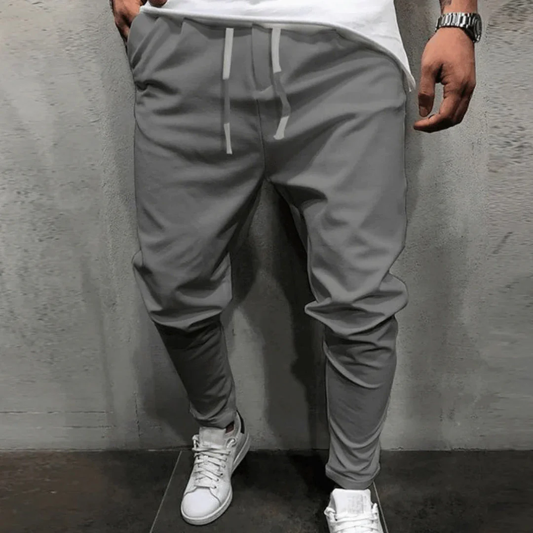 Breathable men's pants – casual fit, soft polyester, for everyday wear - Image 3