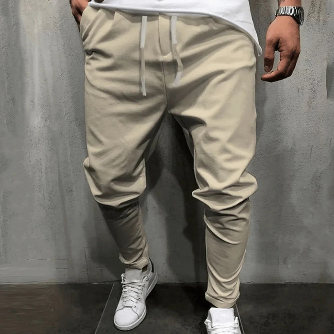 Breathable men's pants – casual fit, soft polyester, for everyday wear - Image 4