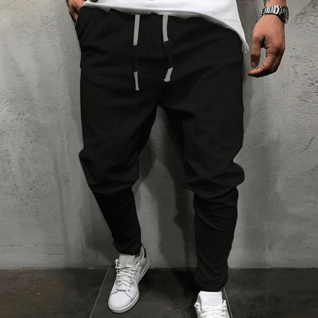 Breathable men's pants – casual fit, soft polyester, for everyday wear - Image 6