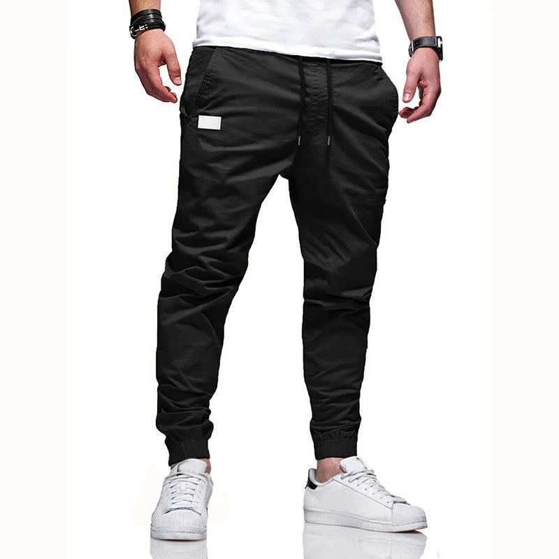 Breathable men's pants – classic fit, 100% cotton, for everyday wear