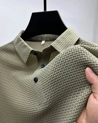 Breathable men’s polo shirt – classic fit, cotton, for office and casual wear - Image 7