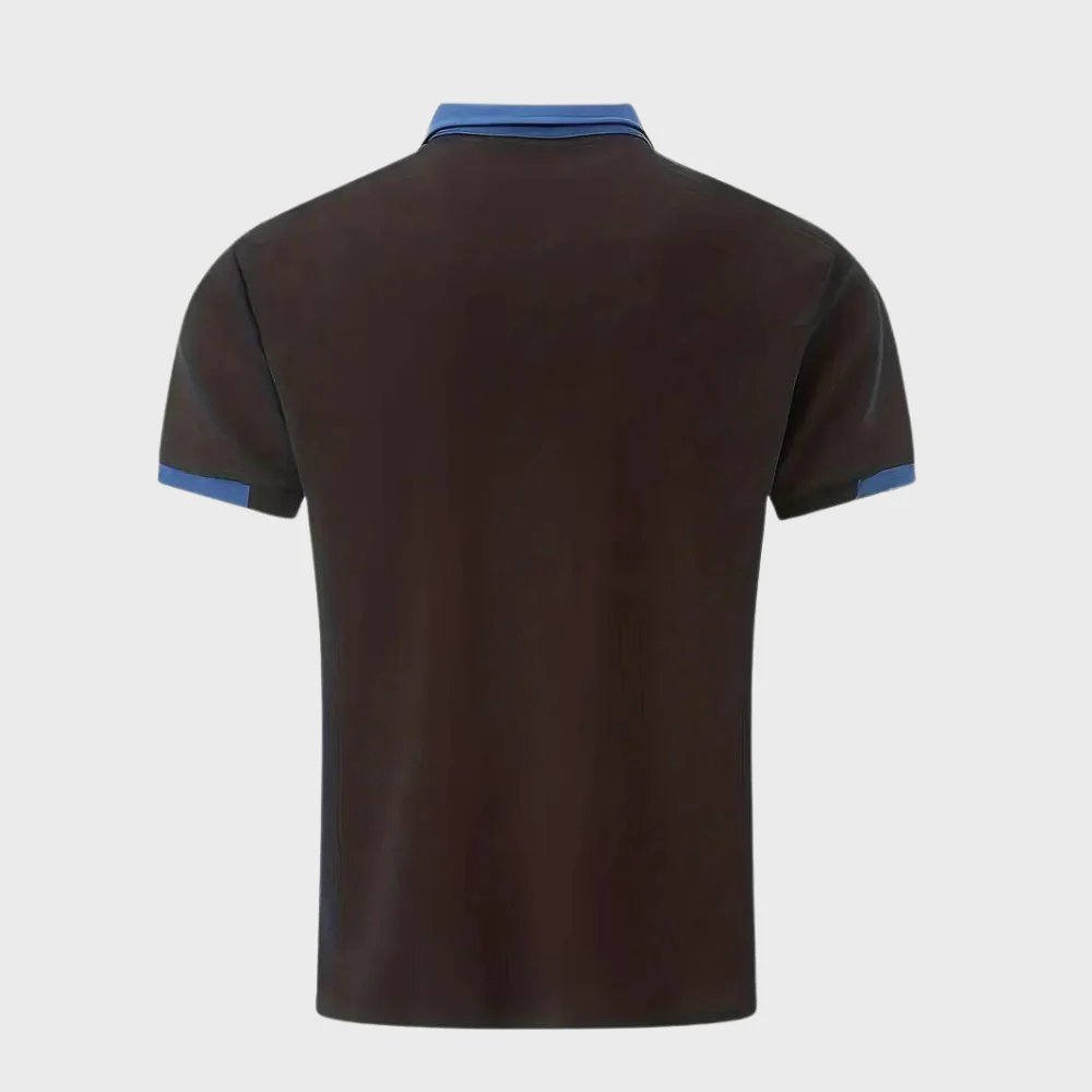 Breathable men's polo shirt – classic cut, soft cotton, for casual and office wear - Image 9