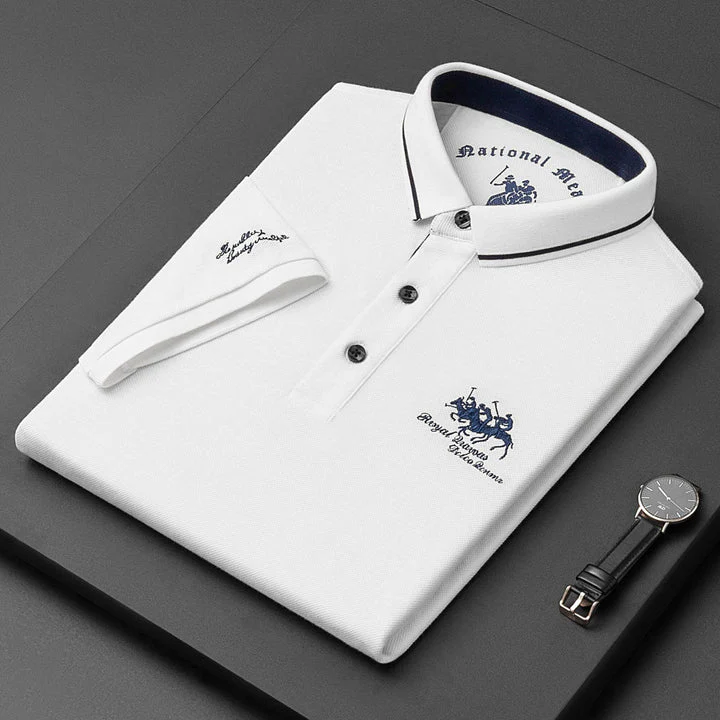Breathable Men's Polo Shirt, Soft Fabric Golf Shirt, Perfect Fit for Summer Style