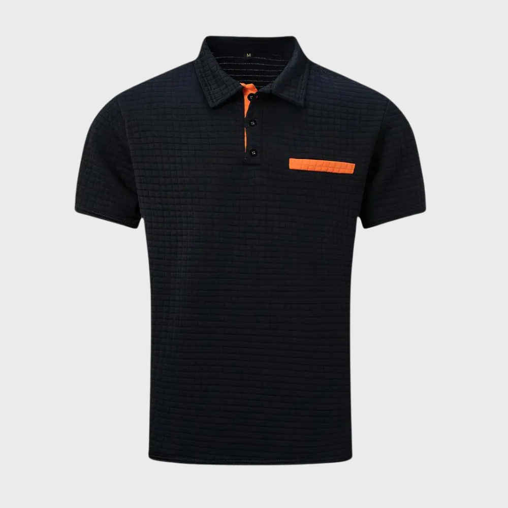 Breathable men's polo shirt – timeless design, polyester, for casual and office wear - Image 7