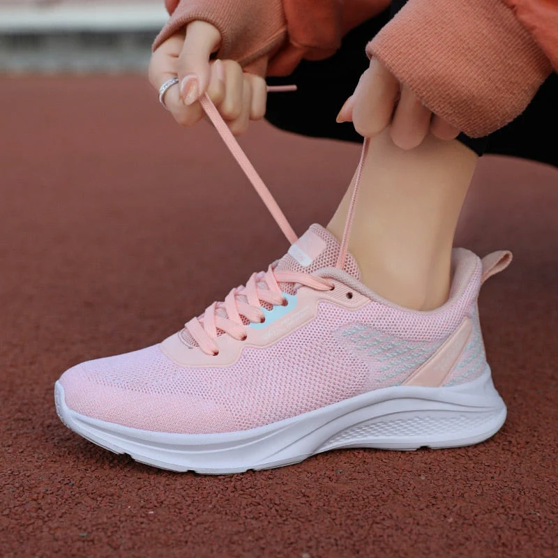 Breathable women's sneakers – classic design, lightweight material, for everyday wear - Image 3