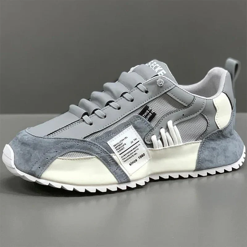 Breathable men's sneakers – lace-up design, double air cushioning, for everyday wear - Image 2