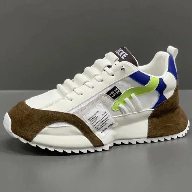 Breathable men's sneakers – lace-up design, double air cushioning, for everyday wear - Image 3