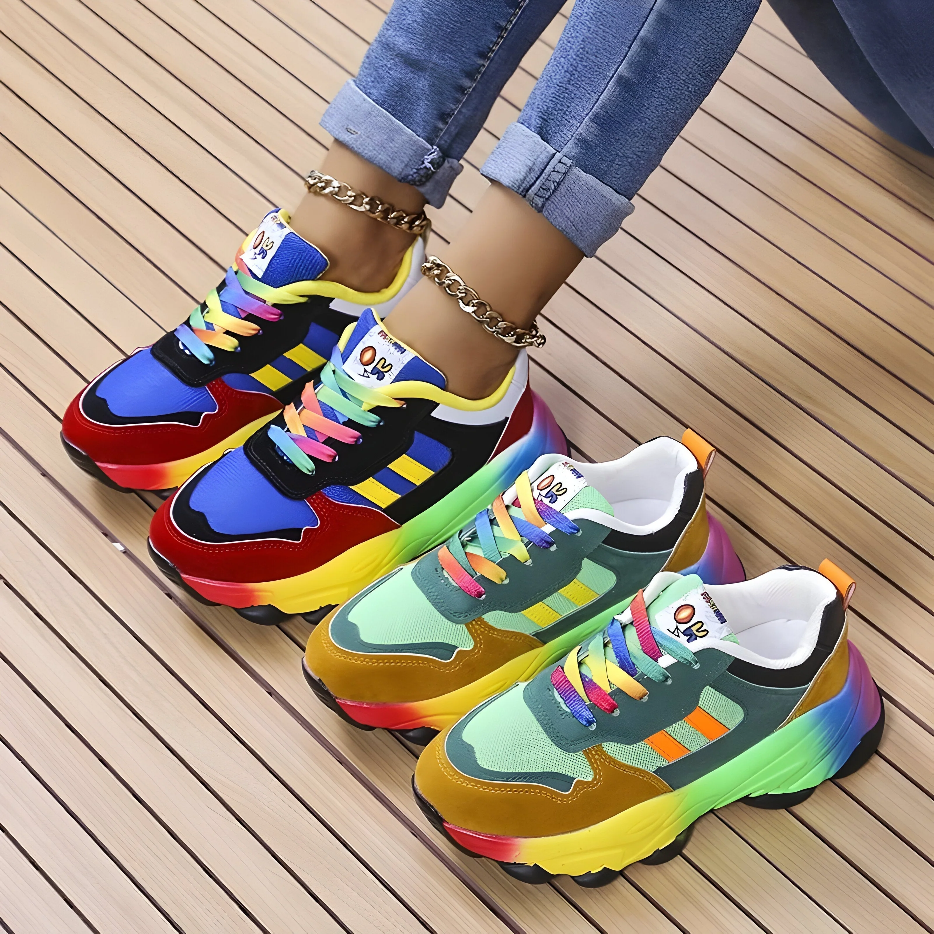 Breathable women's sneakers – lightweight orthopedic design, supportive fit, for everyday wear - Image 3