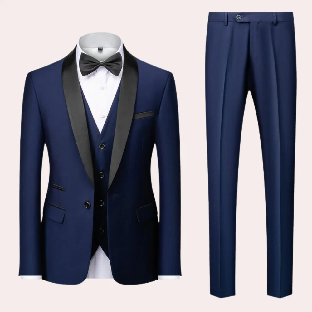 Breathable men's suit – slim fit, high-quality fabric, for weddings and business events - Image 6