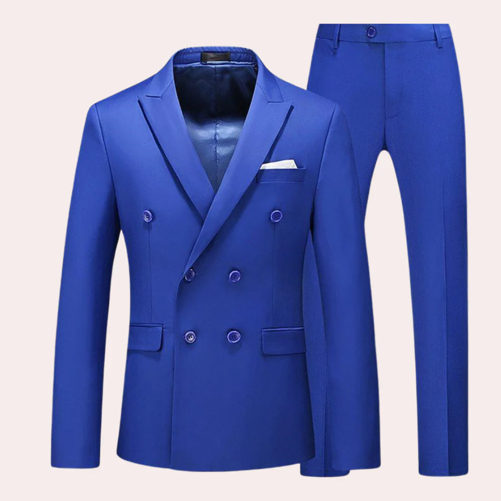 Breathable men's tracksuit set – relaxed fit, soft fabric, for casual outings - Image 3