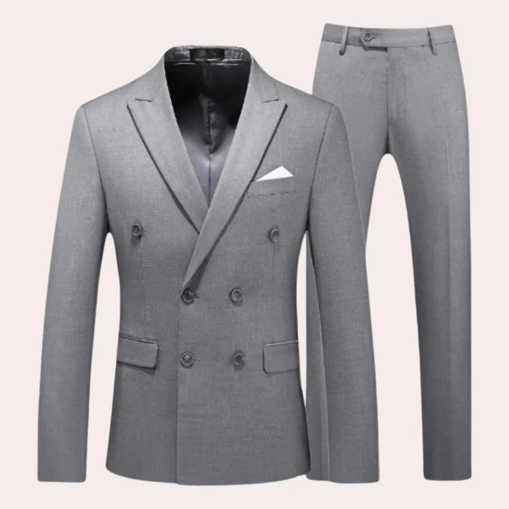 Breathable men's tracksuit set – relaxed fit, soft fabric, for casual outings - Image 4
