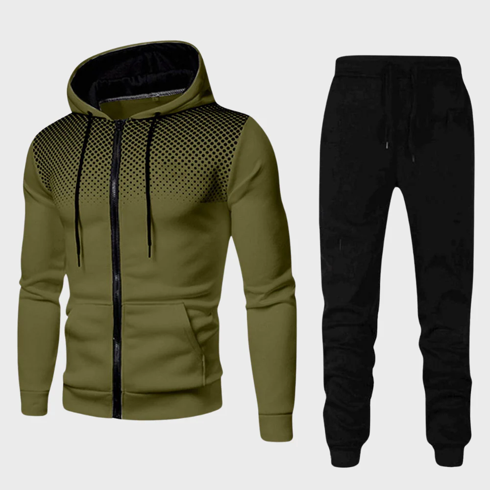 Breathable men’s tracksuit – slim fit, soft fabric, for sports and leisure