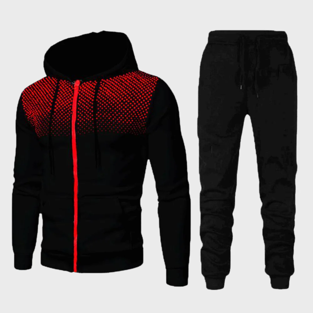 Breathable men’s tracksuit – slim fit, soft fabric, for sports and leisure - Image 2