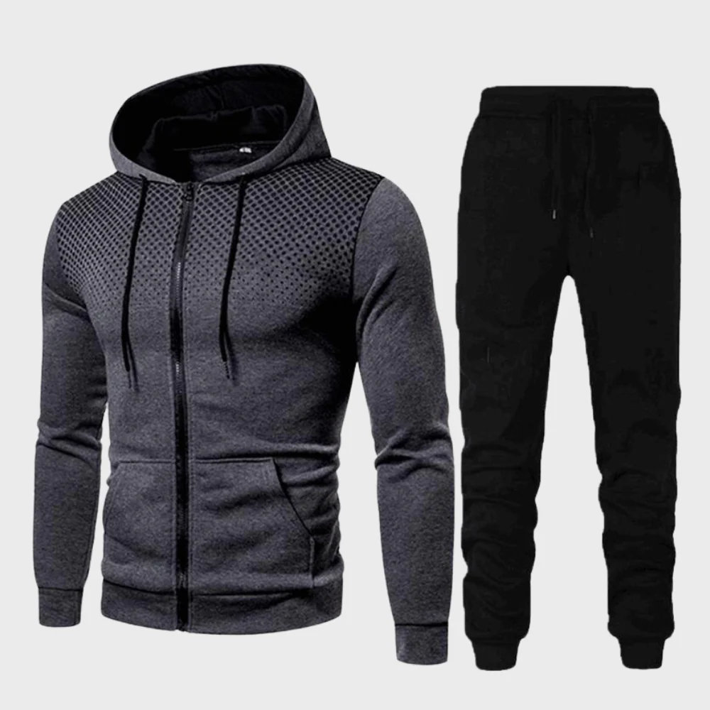 Breathable men’s tracksuit – slim fit, soft fabric, for sports and leisure - Image 3