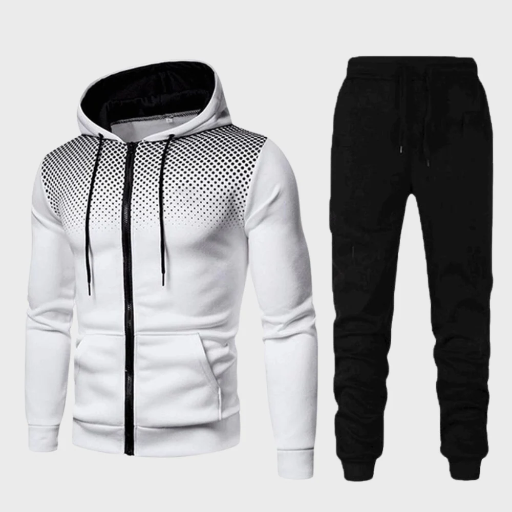 Breathable men’s tracksuit – slim fit, soft fabric, for sports and leisure - Image 6