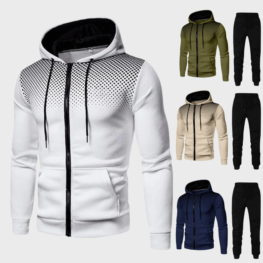Breathable men’s tracksuit – slim fit, soft fabric, for sports and leisure - Image 7