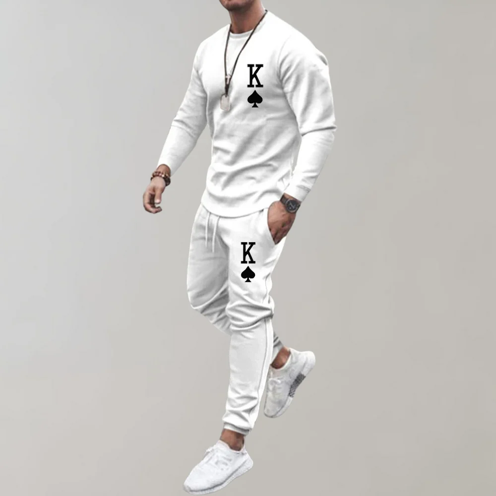Breathable men's training set – casual fit, polyester, for summer activities - Image 5
