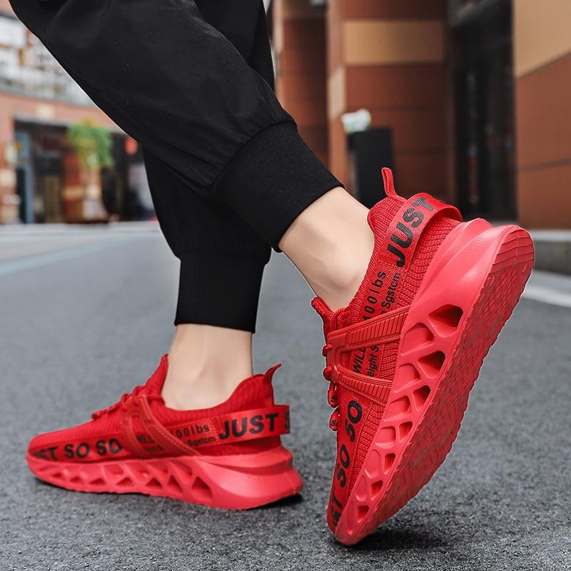 Breathable Unisex Sneakers with Shock Absorption, Stylish Design, Comfortable Fit for Walking and Jogging - Image 5