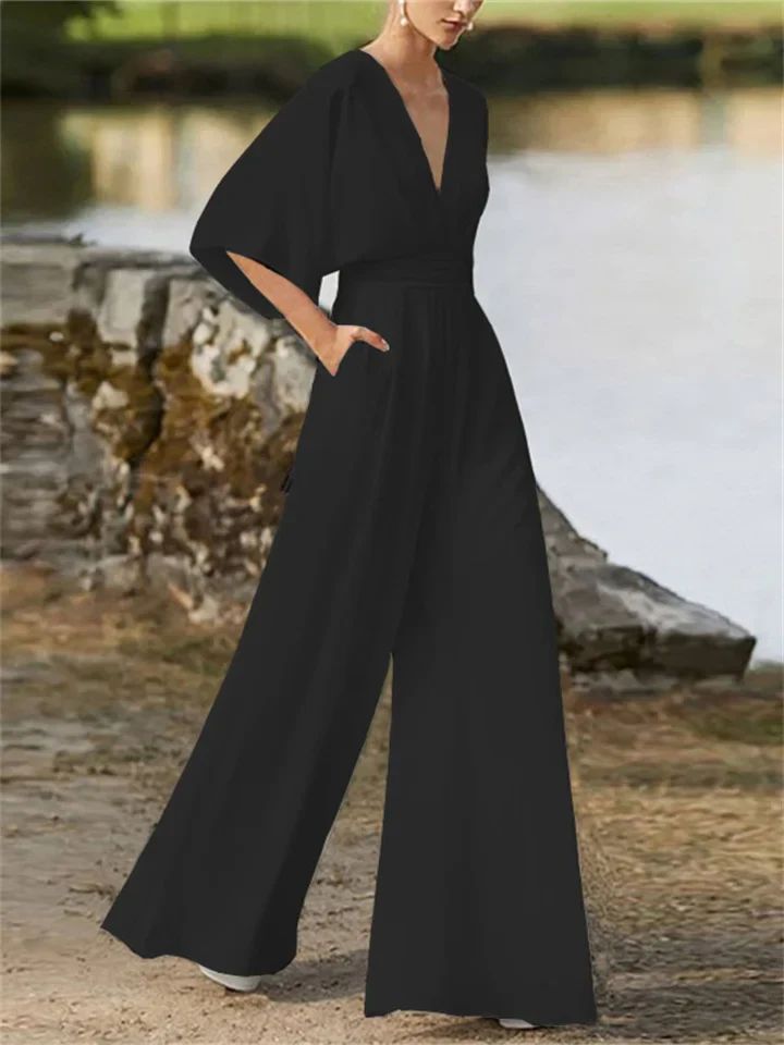 Breathable women’s jumpsuit – timeless design, premium fabric, for special occasions - Image 2