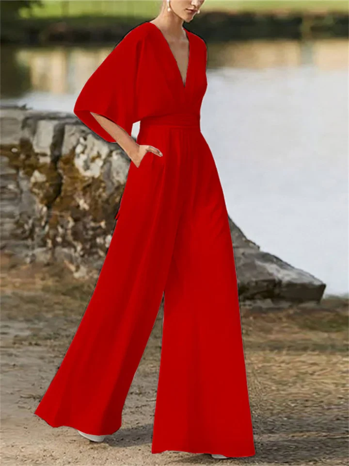 Breathable women’s jumpsuit – timeless design, premium fabric, for special occasions - Image 3